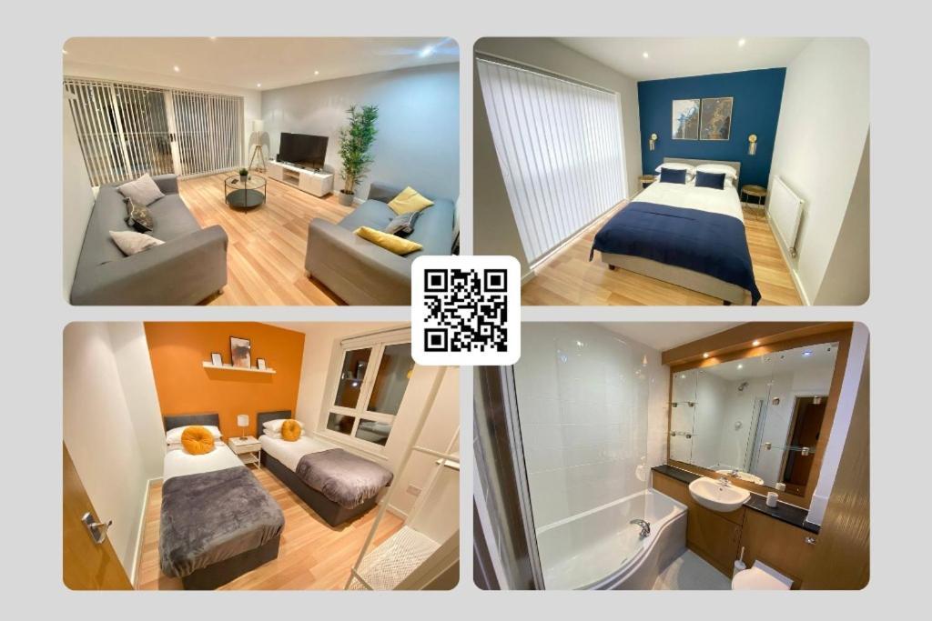 Large 5-Bed City Centre Townhouse With Secure Parking Manchester Exterior foto